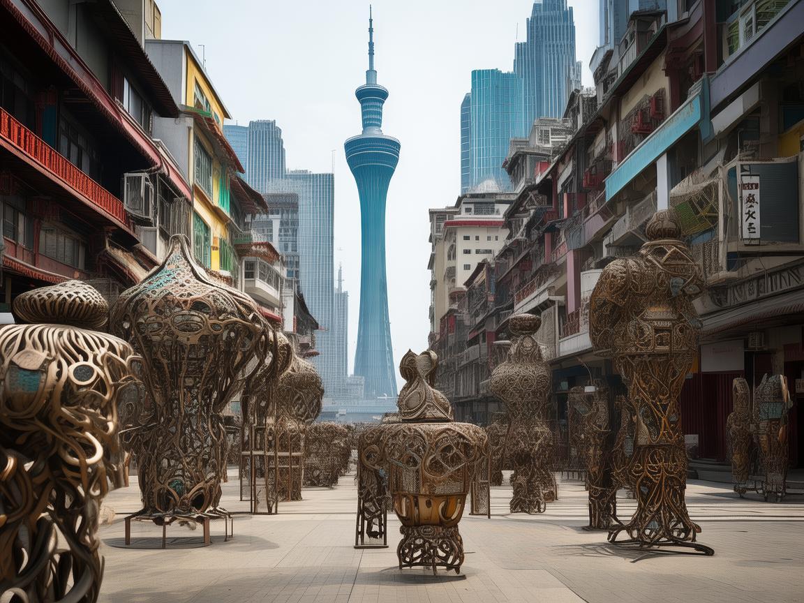 广州印象，金属艺术家的城市记忆