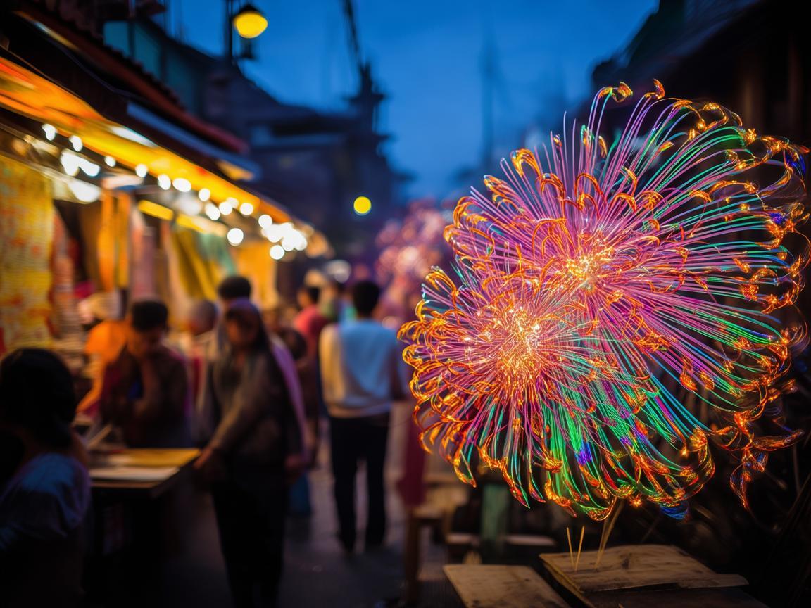 夜市摊，城市角落里的金属烟火
