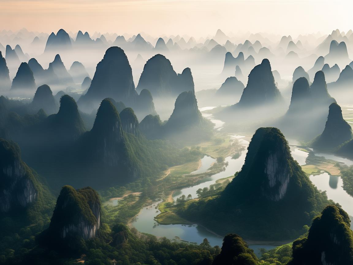 桂林，金属之魂，山水间的艺术印记