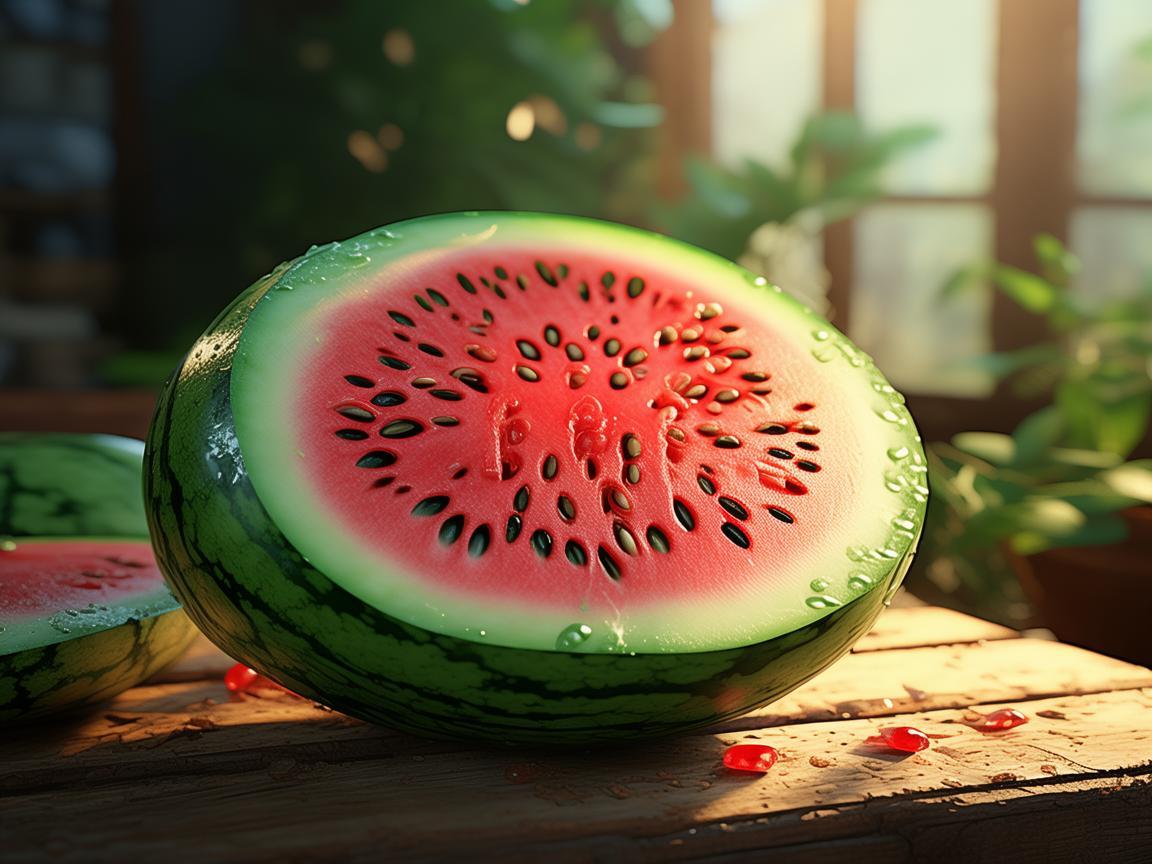盛夏里的西瓜艺术