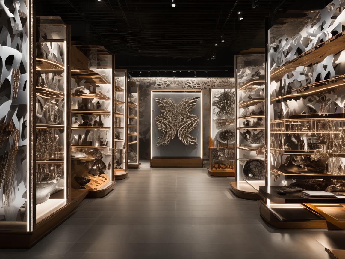 金属艺术下的家具店样板房印象