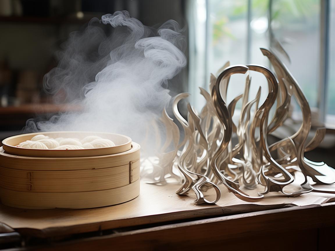 肠粉飘香处，金属铸艺情