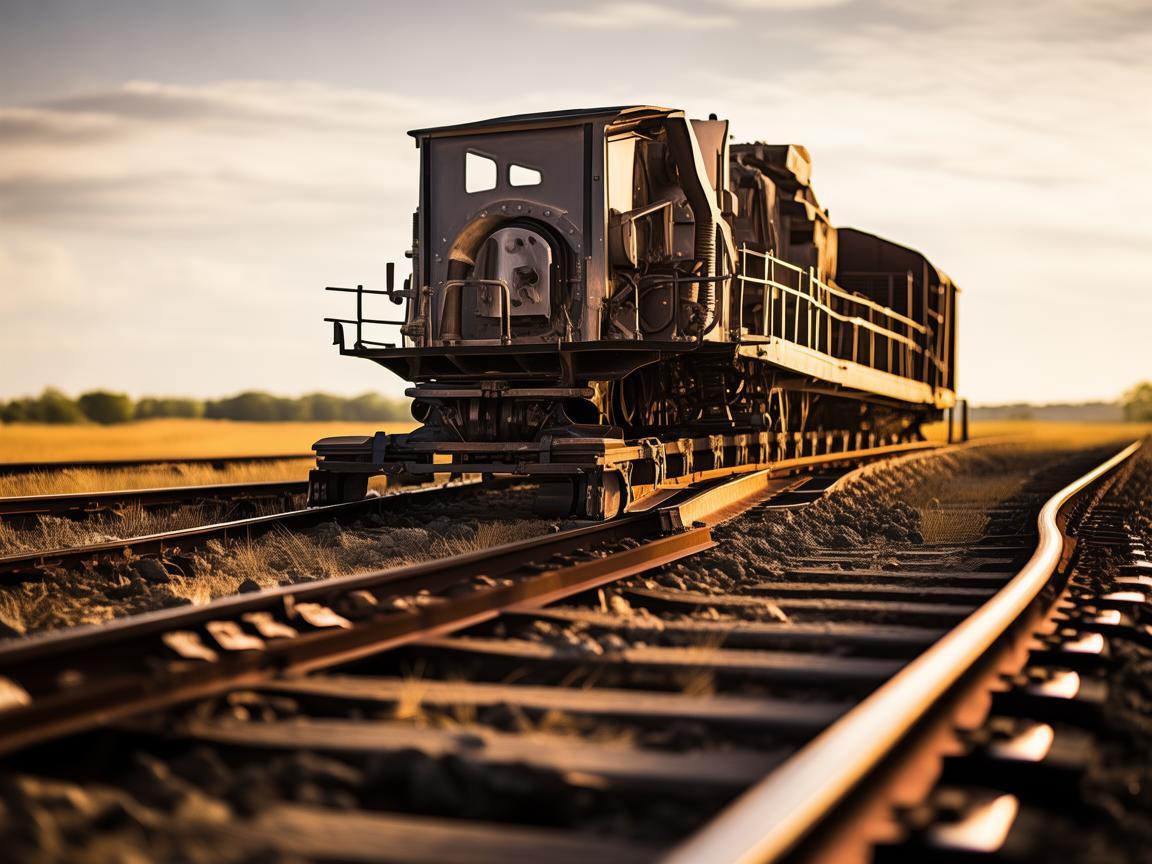 铁轨上的诗行,铁路铺轨机与我的金属艺术之旅 铁轨上的诗行,铁路铺轨机与我的金属艺术之旅