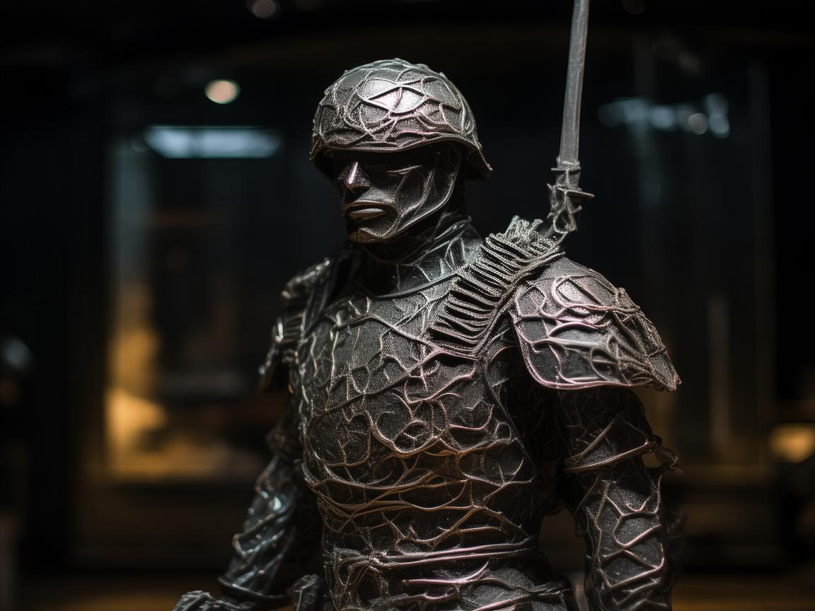 士兵之影，金属艺术中的坚韧与荣耀