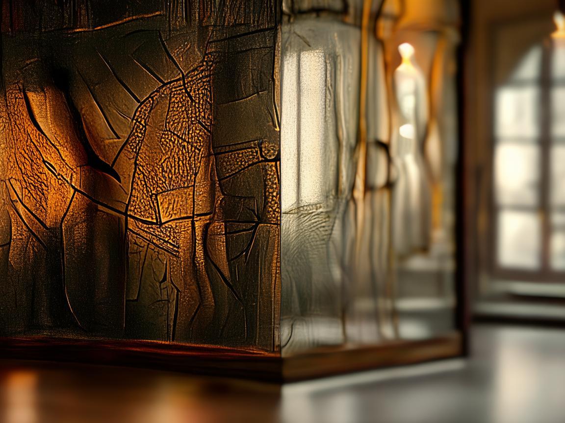 穿衣镜前的金属艺术人生 穿衣镜前的金属艺术人生