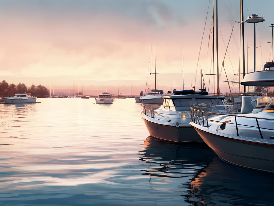 船舶锚地,金属之舟的静谧港湾