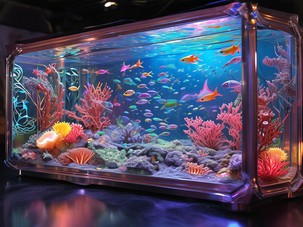 金属雕琢下的梦幻水族馆