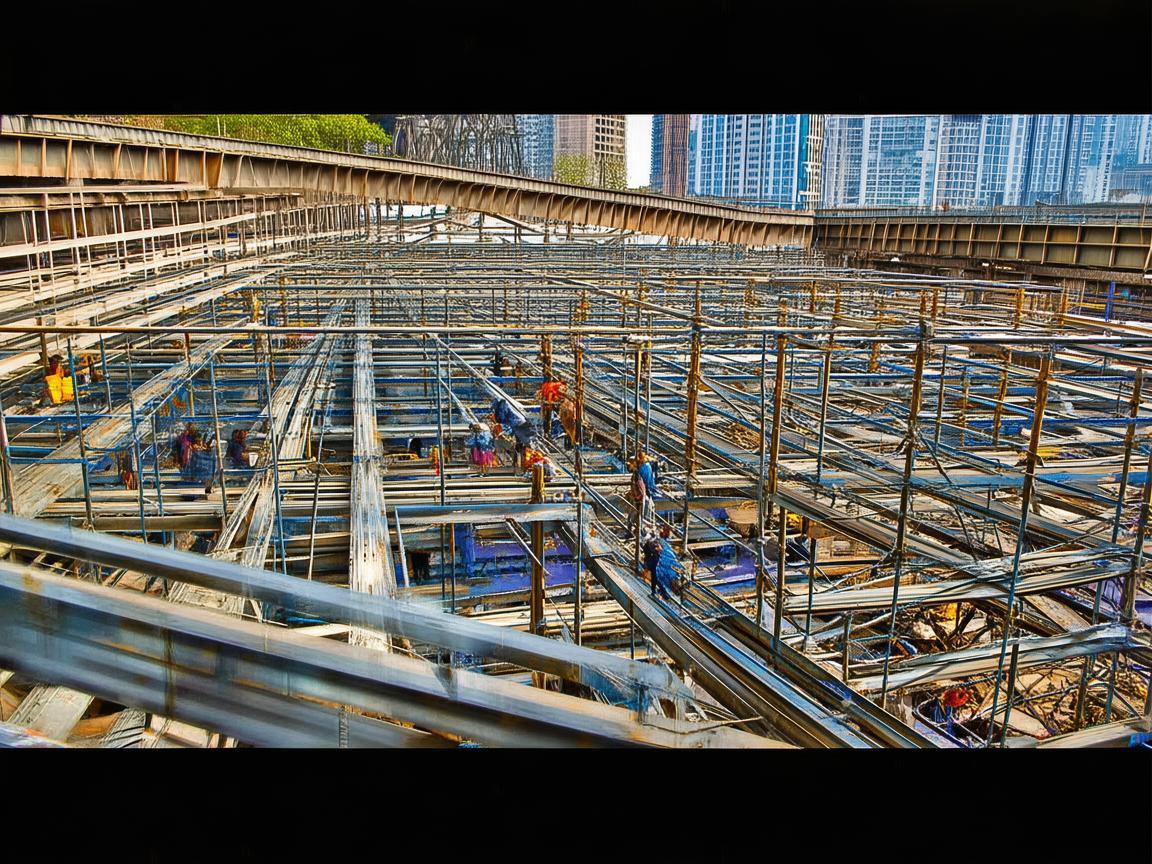 工地施工区，奏响金属与生活的交响曲