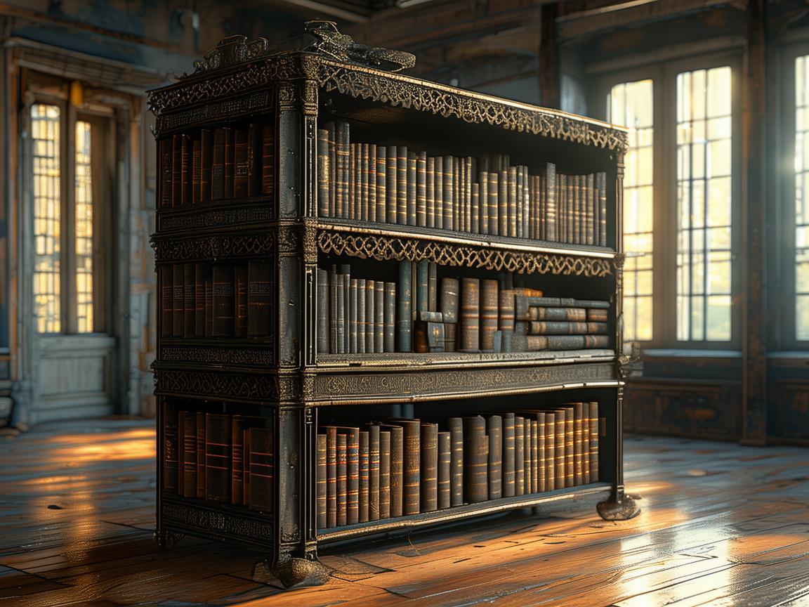 金属书架,凝固的时光,流动的智慧 金属书架,凝固的时光,流动的智慧