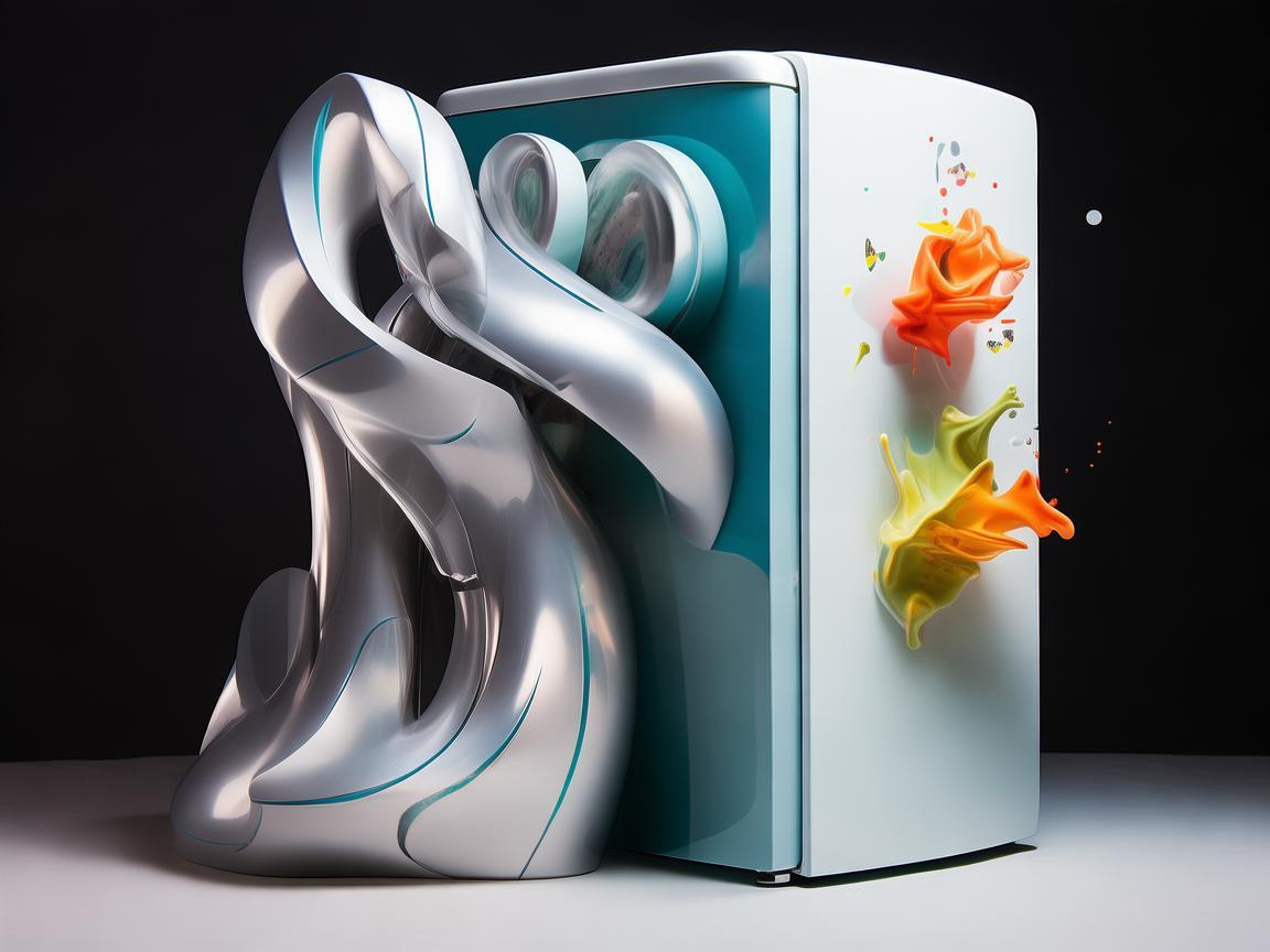 金属艺术与冰箱除味剂,生活的奇妙交织