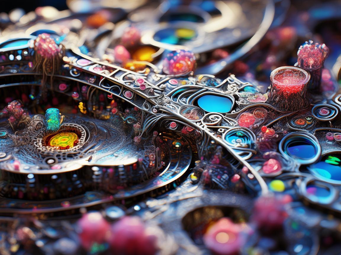 微观金属世界,微生物学视角下的艺术创作