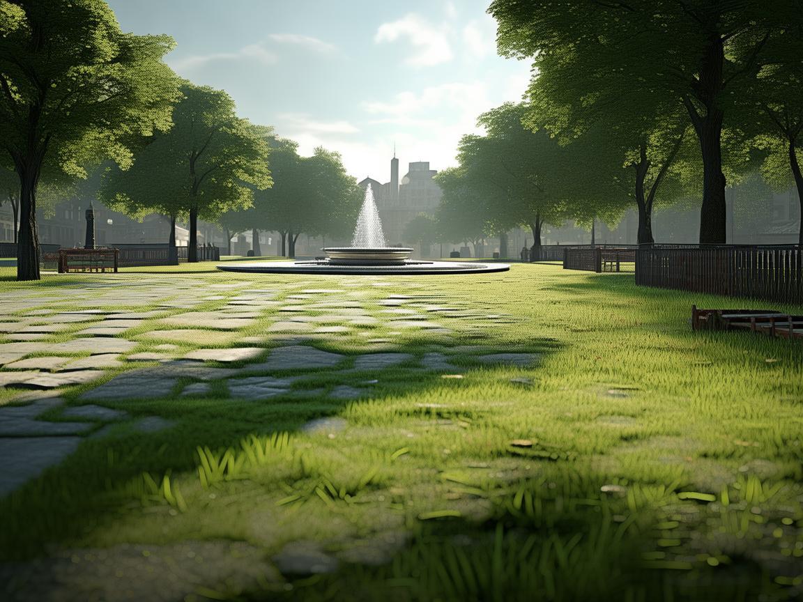 绿地广场的金属记忆，邂逅都市的绿洲