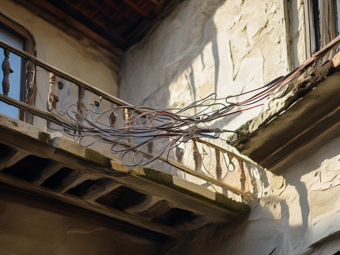 阳台上的金属诗篇,栏杆的坚韧与生活的温柔 阳台上的金属诗篇,栏杆的坚韧与生活的温柔