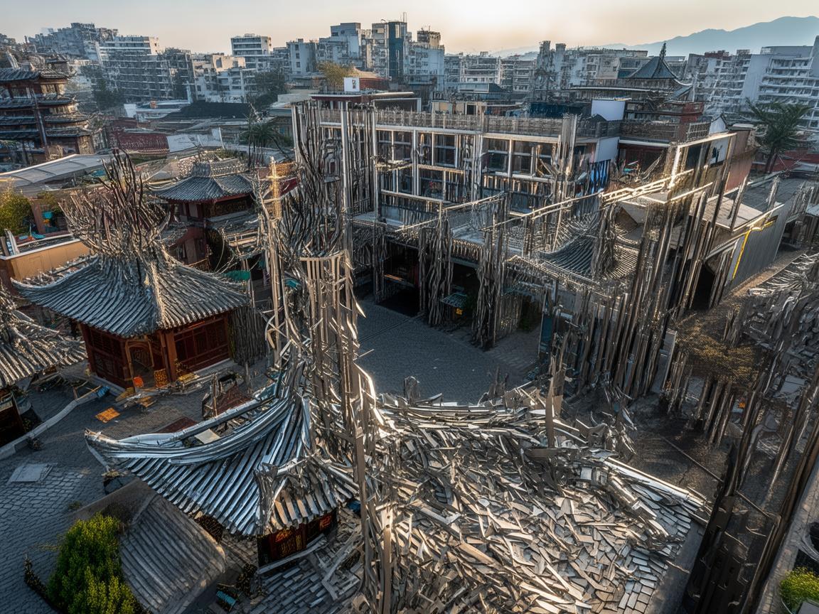 厦门，金属艺术下的城市印记