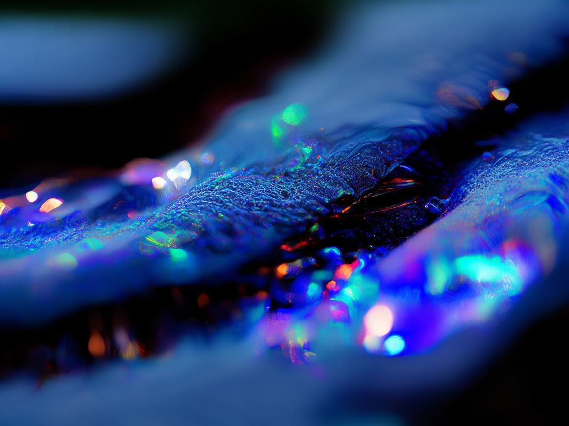 金属光影下的青光眼印记