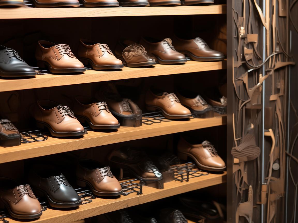 鞋柜隔板，金属艺术中的生活剪影