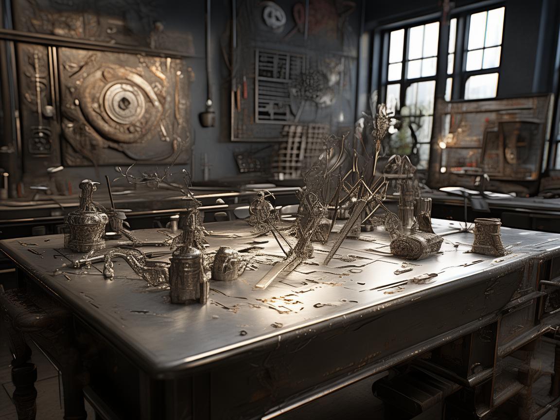 金属之韵，我的办公室工位——锻造生活的艺术空间