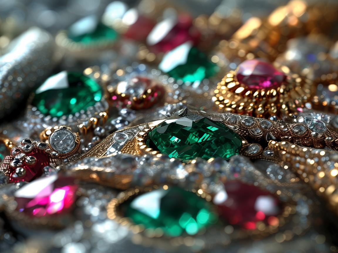 金属与宝石交织的璀璨乐章 金属与宝石交织的璀璨乐章