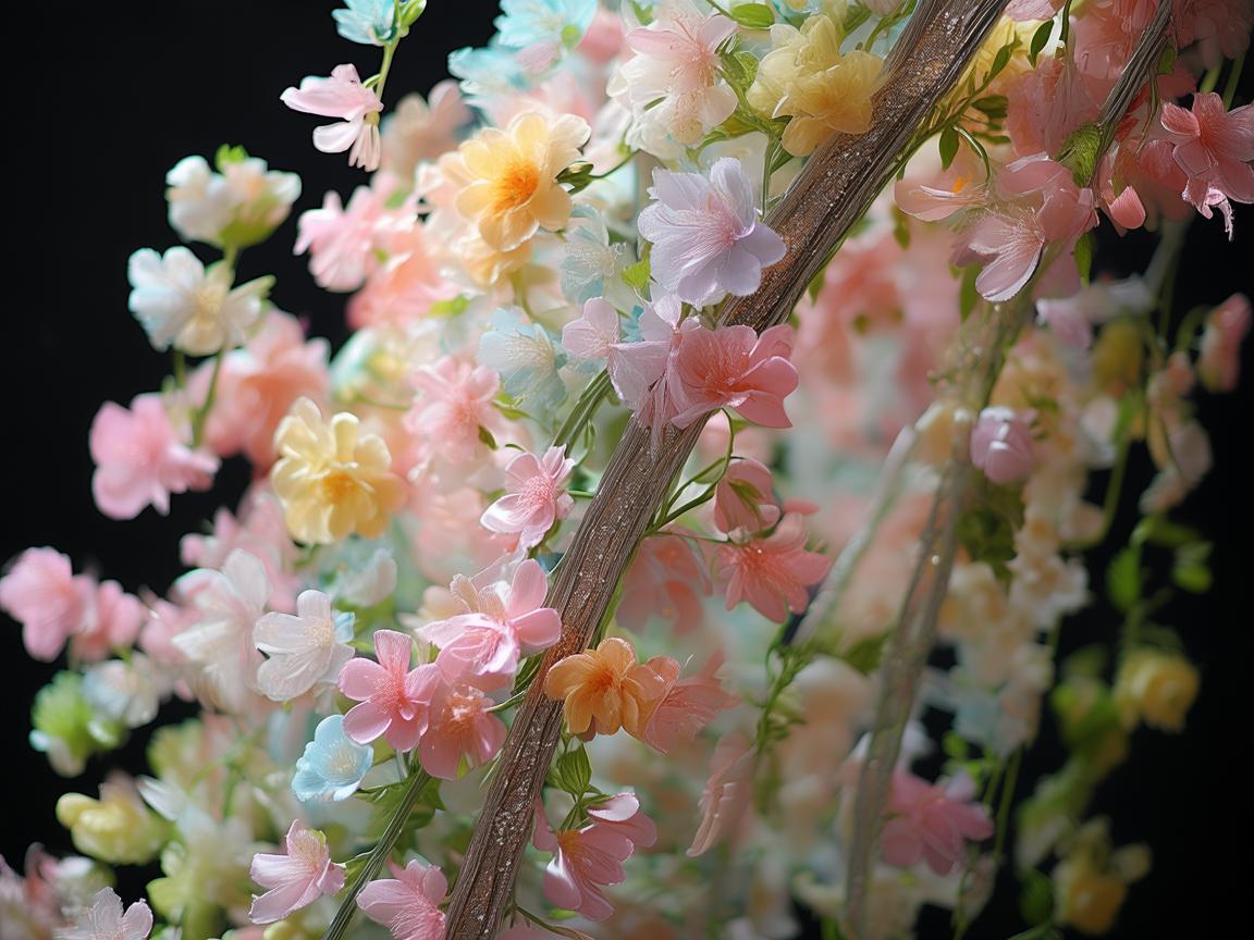 假花之韵,金属艺术中的生命绽放 假花之韵,金属艺术中的生命绽放