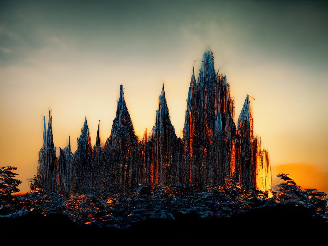 金属筑梦，城堡塔楼的永恒守望