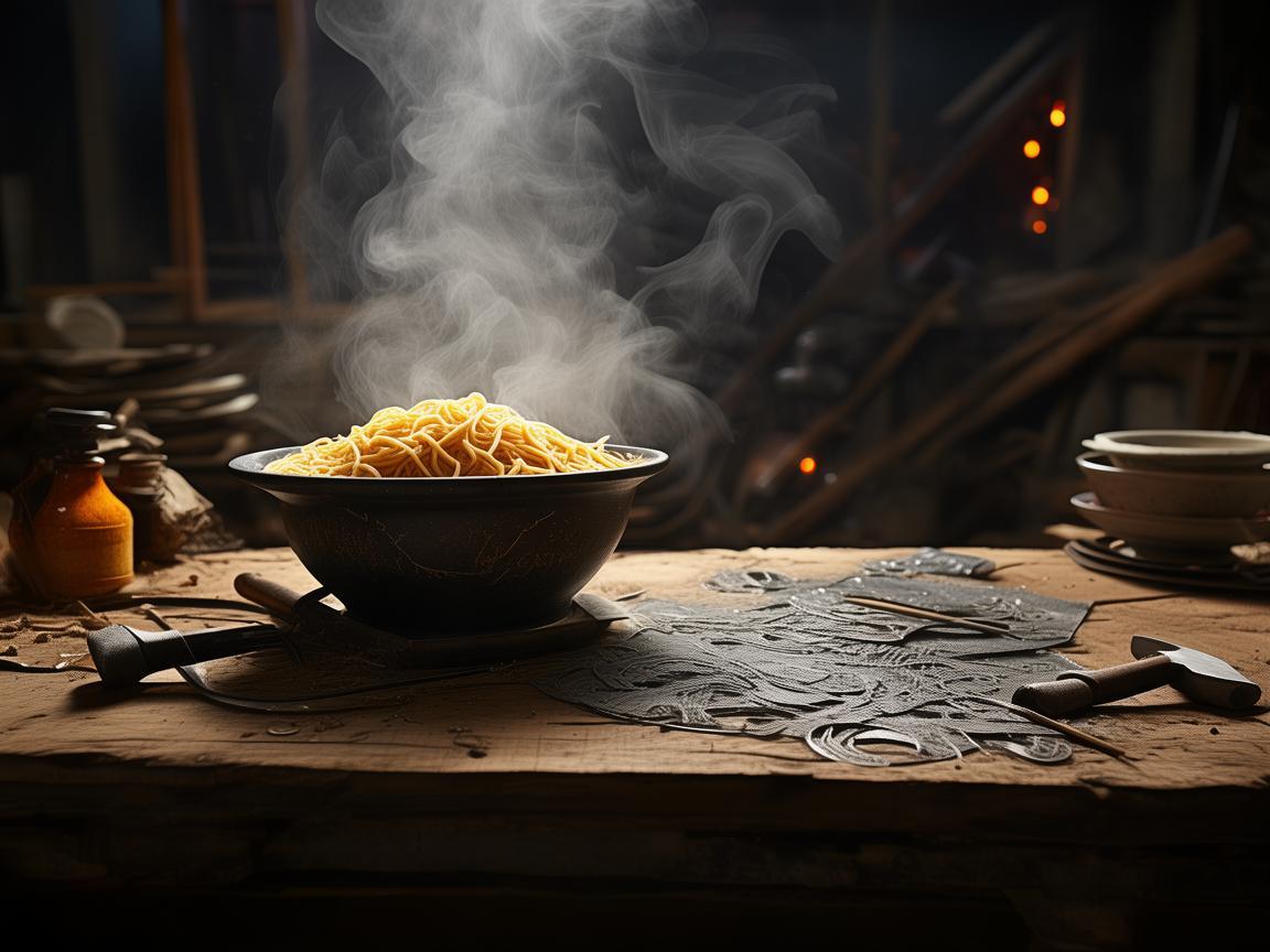 武汉热干面，金属艺术家的生活印记