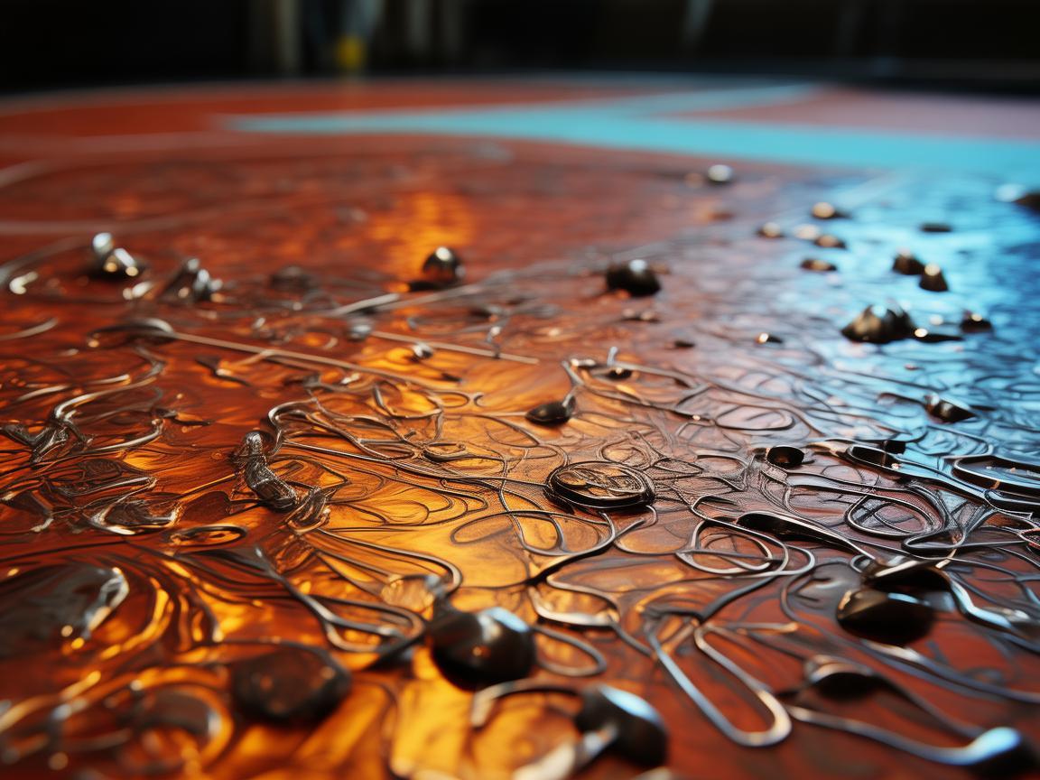 篮球场上的金属乐章,锻造与生活的交响 篮球场上的金属乐章,锻造与生活的交响