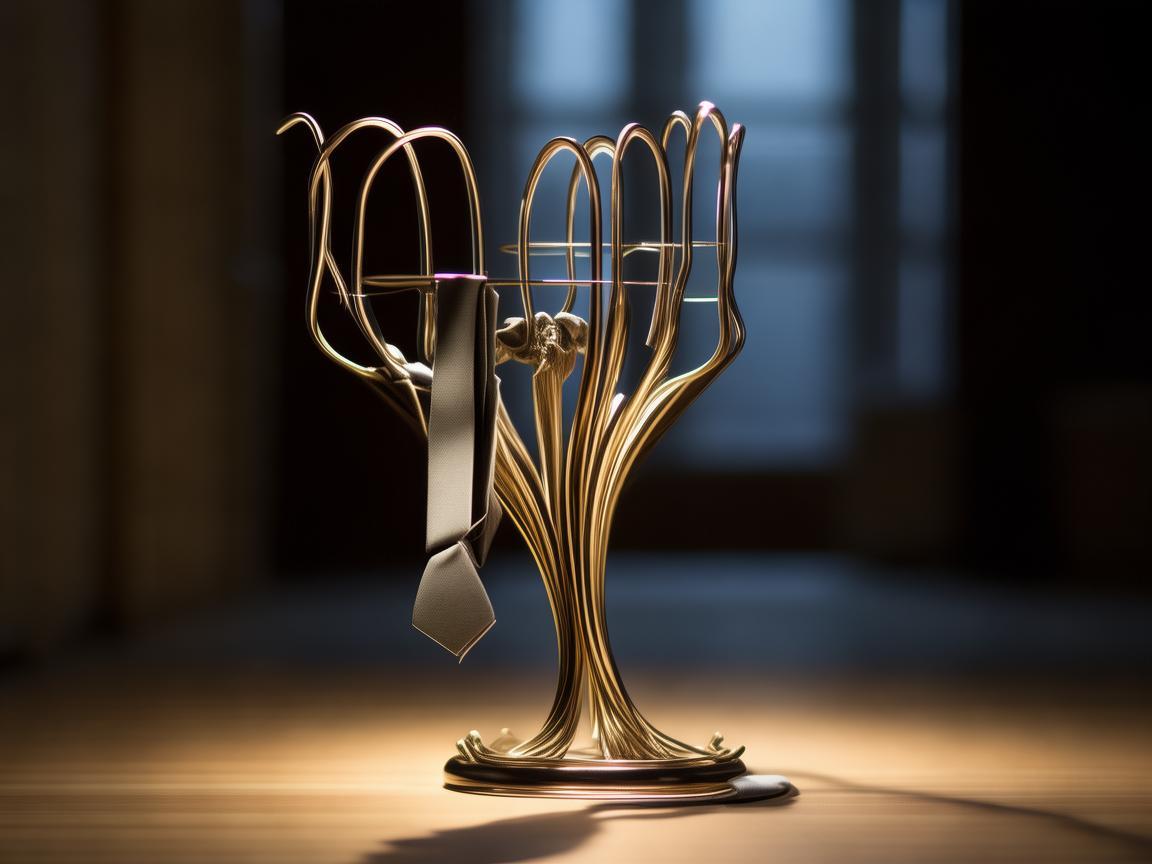 领带架的金属韵律,生活中的艺术细节 领带架的金属韵律,生活中的艺术细节