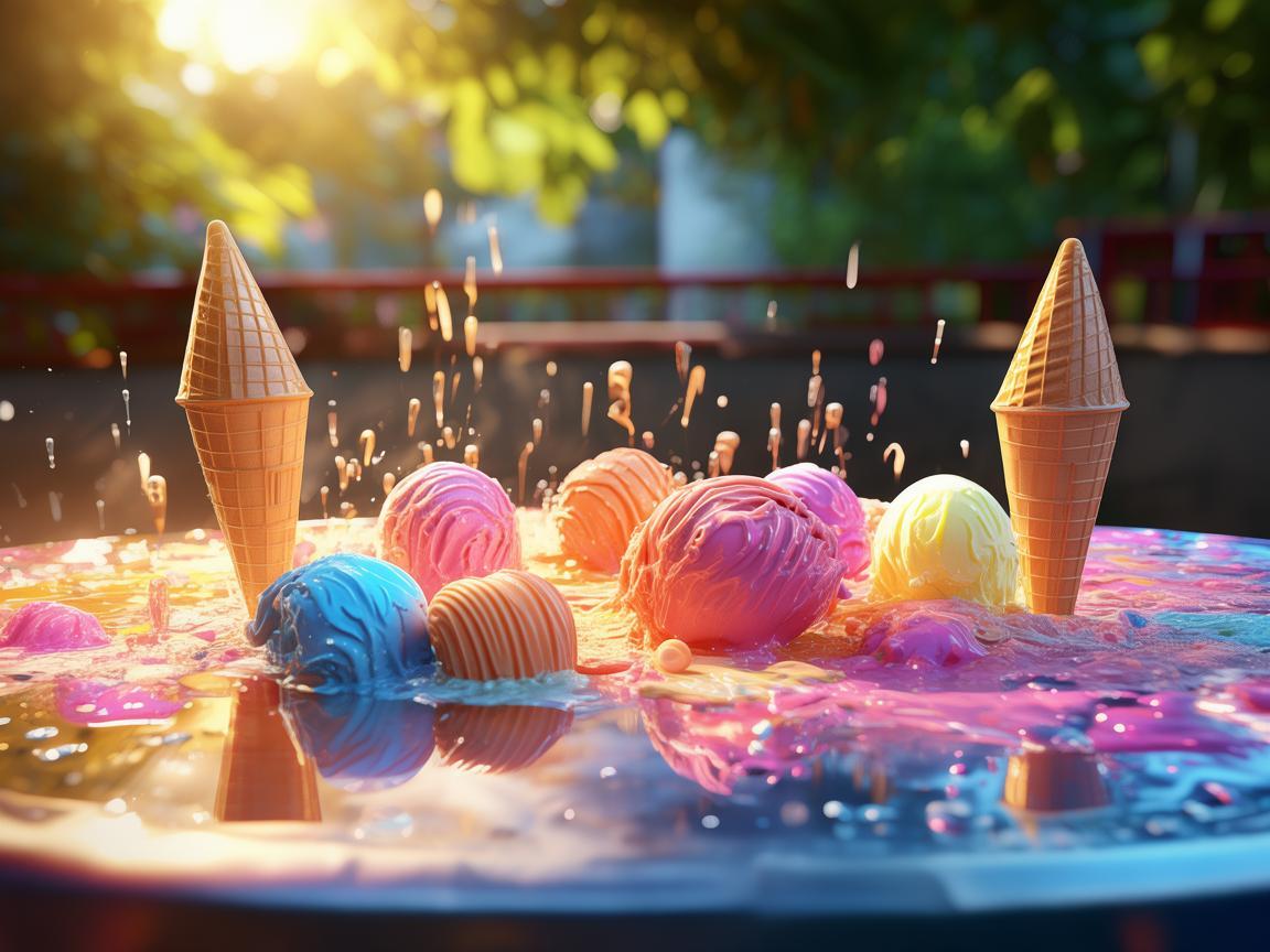 金属与冰淇淋的夏日交响曲