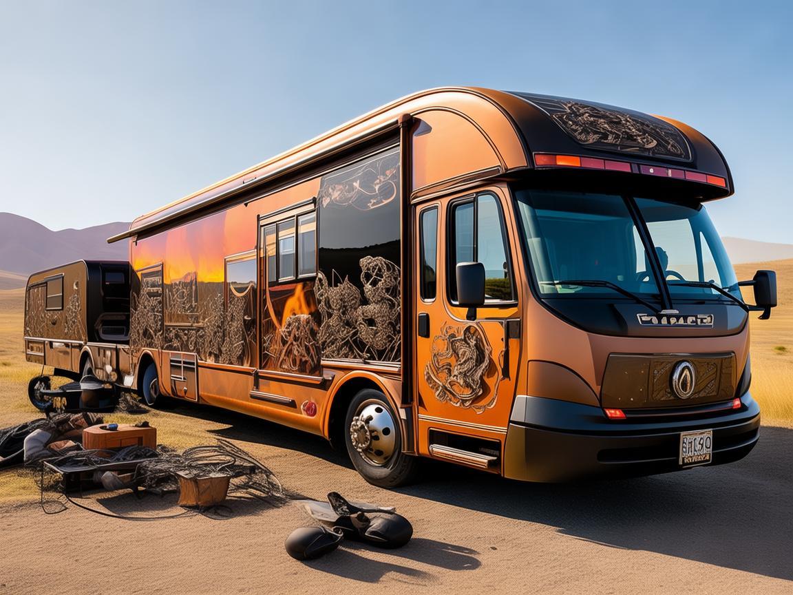 房车之旅,金属艺术家的流动生活画卷 房车之旅,金属艺术家的流动生活画卷