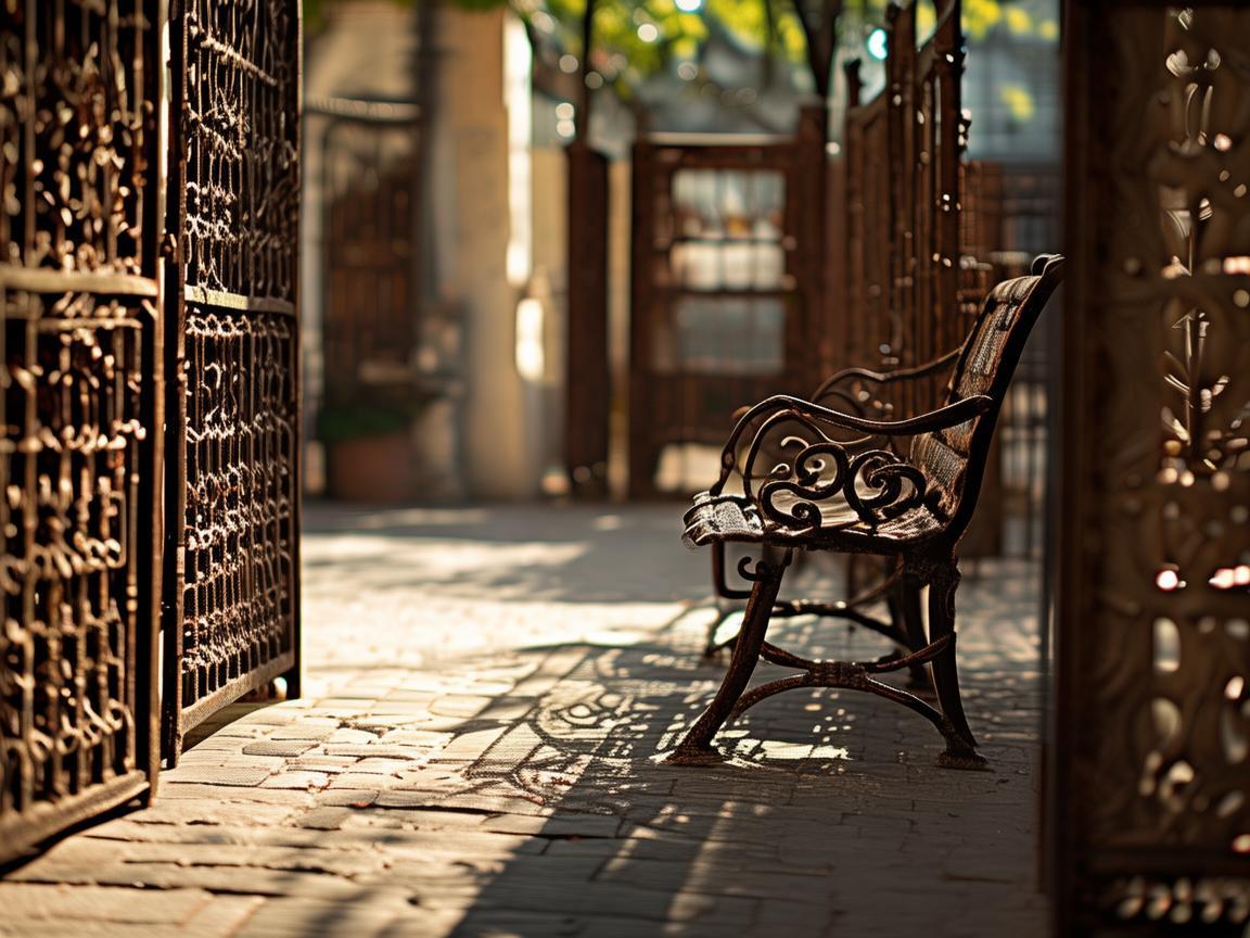 庭院里的金属韵律，生活的坚固诗篇