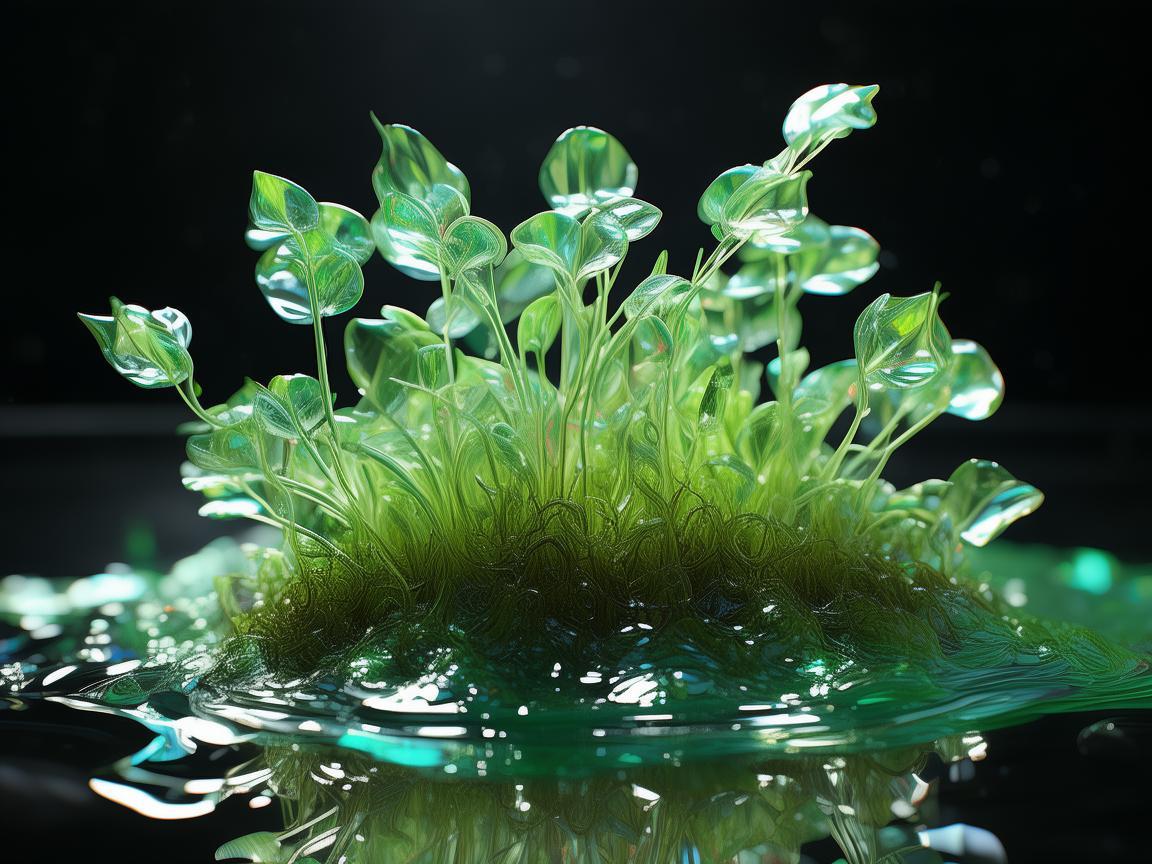 金属之绿，植物营养液与我的创作灵感