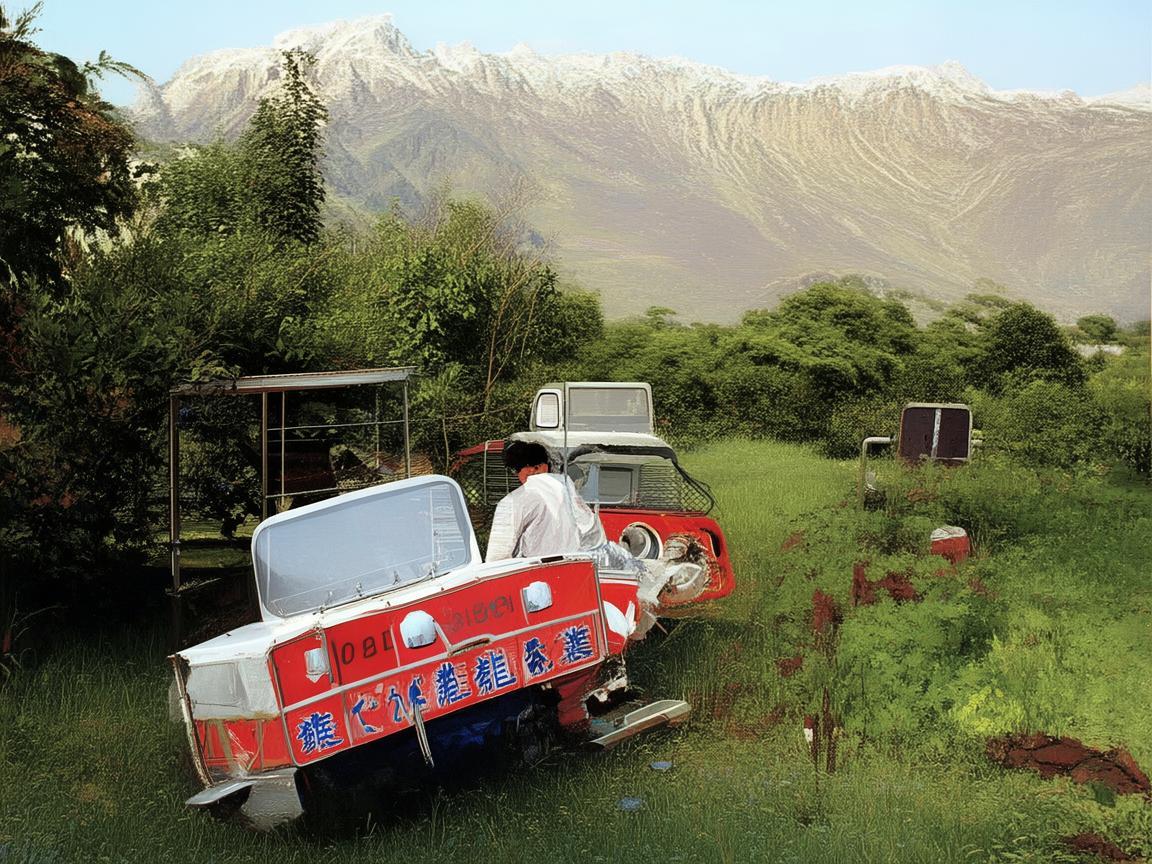 雨衣下的金属韵律，生活中的坚韧与诗意