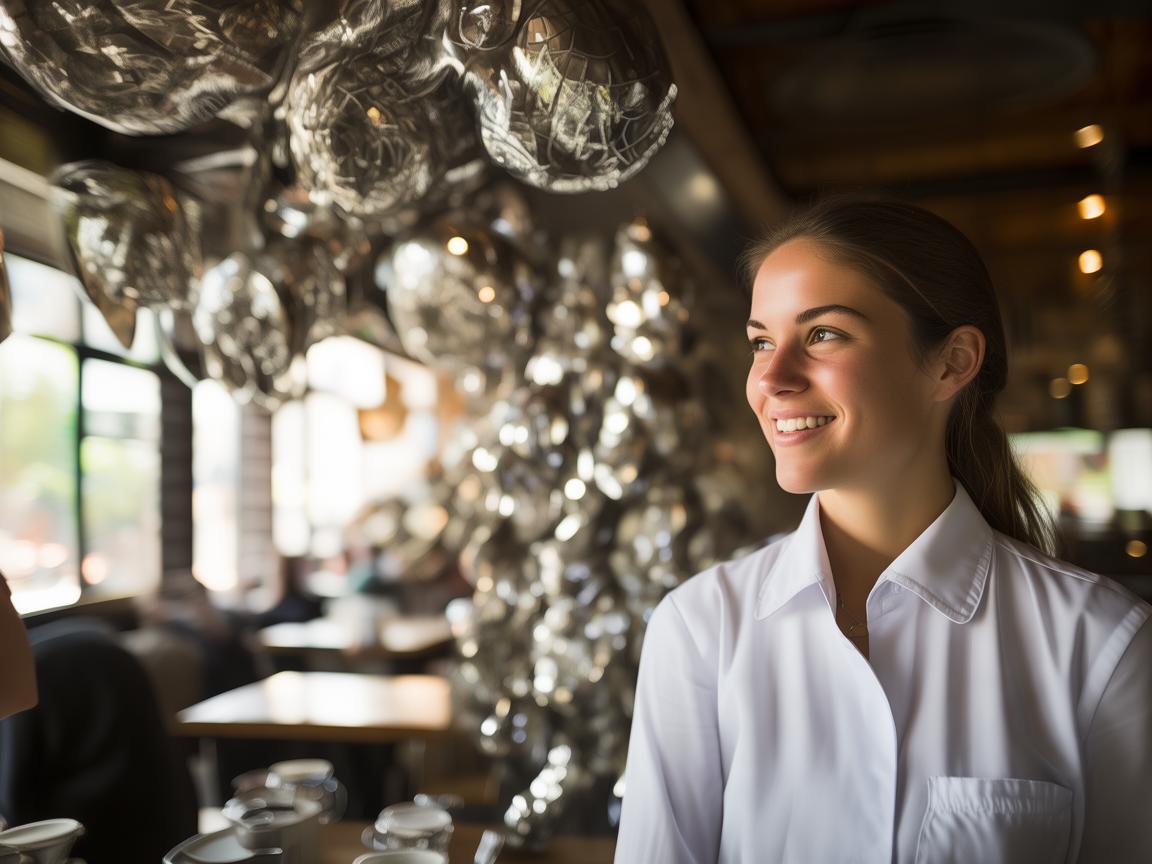 金属与微笑，一个服务员与金属艺术家的日常邂逅