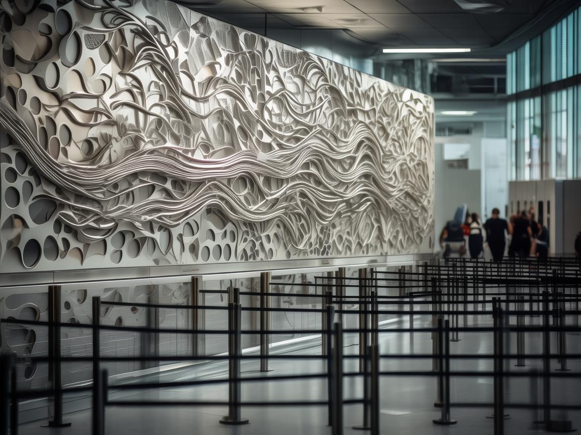 安检区，金属艺术家的生活印记