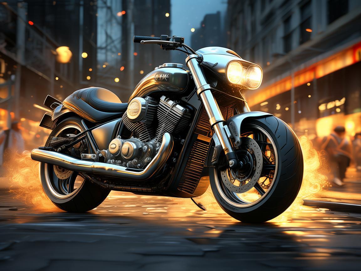 摩托车与金属的交响,生活中的灵感火花 摩托车与金属的交响,生活中的灵感火花