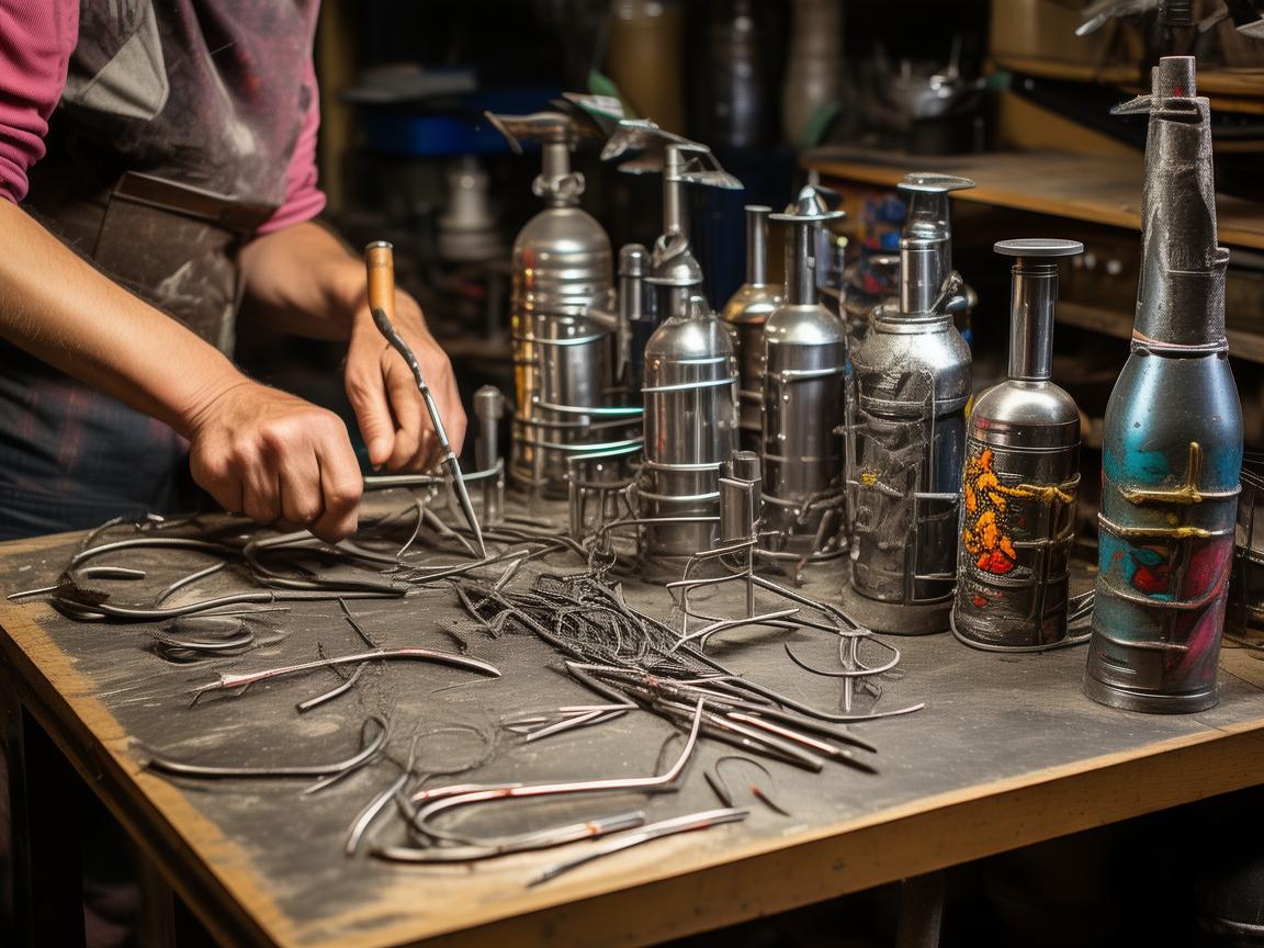 金属艺术家的生活小确幸,多功能清洁用品架的创意日常 金属艺术家的生活小确幸,多功能清洁用品架的创意日常