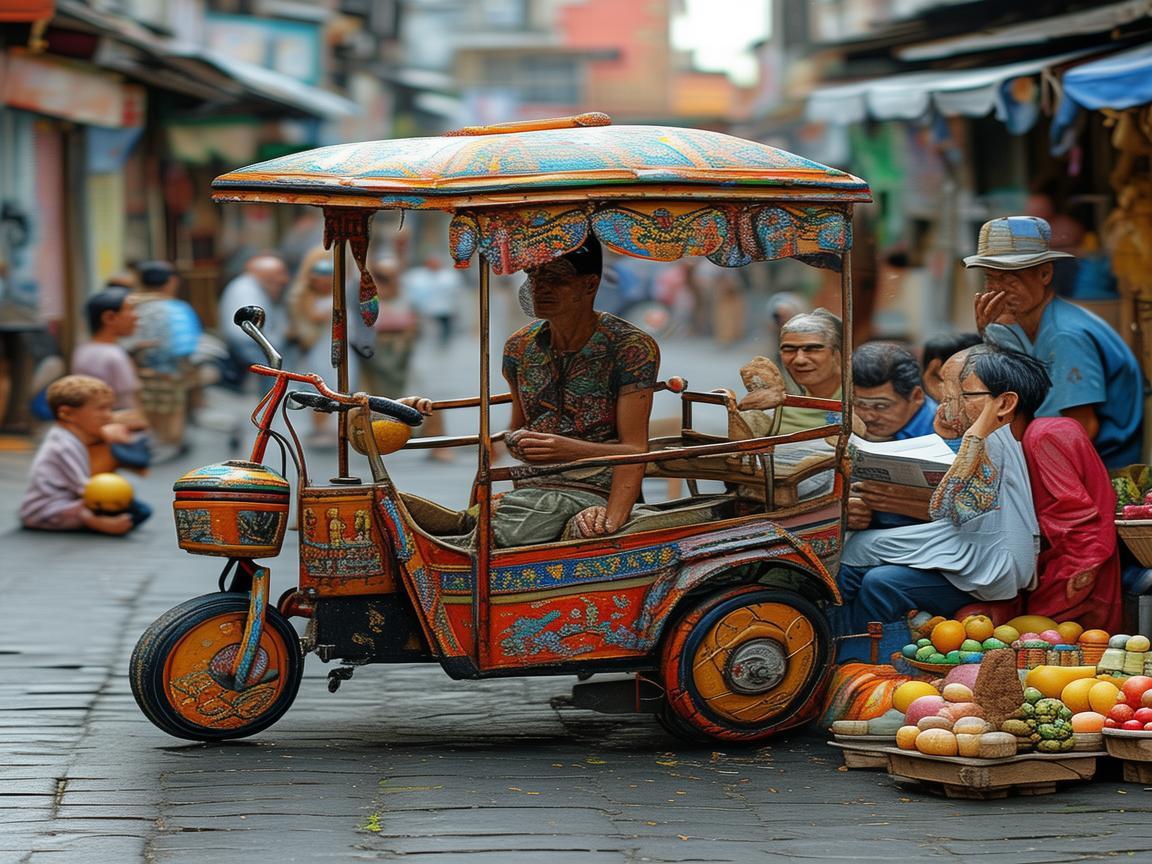 电动三轮车上的生活百态