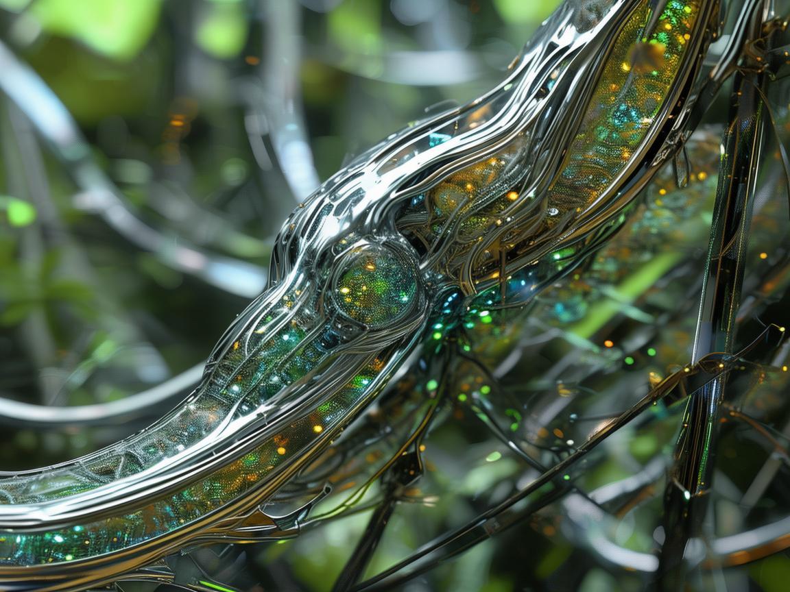 金属与生命的交响，生物技术下的艺术新篇章