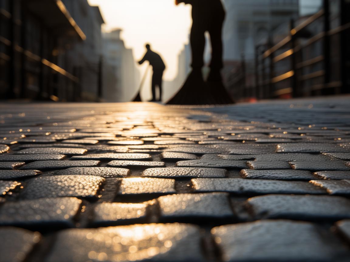 环卫工人的坚韧之歌，金属艺术家的视角