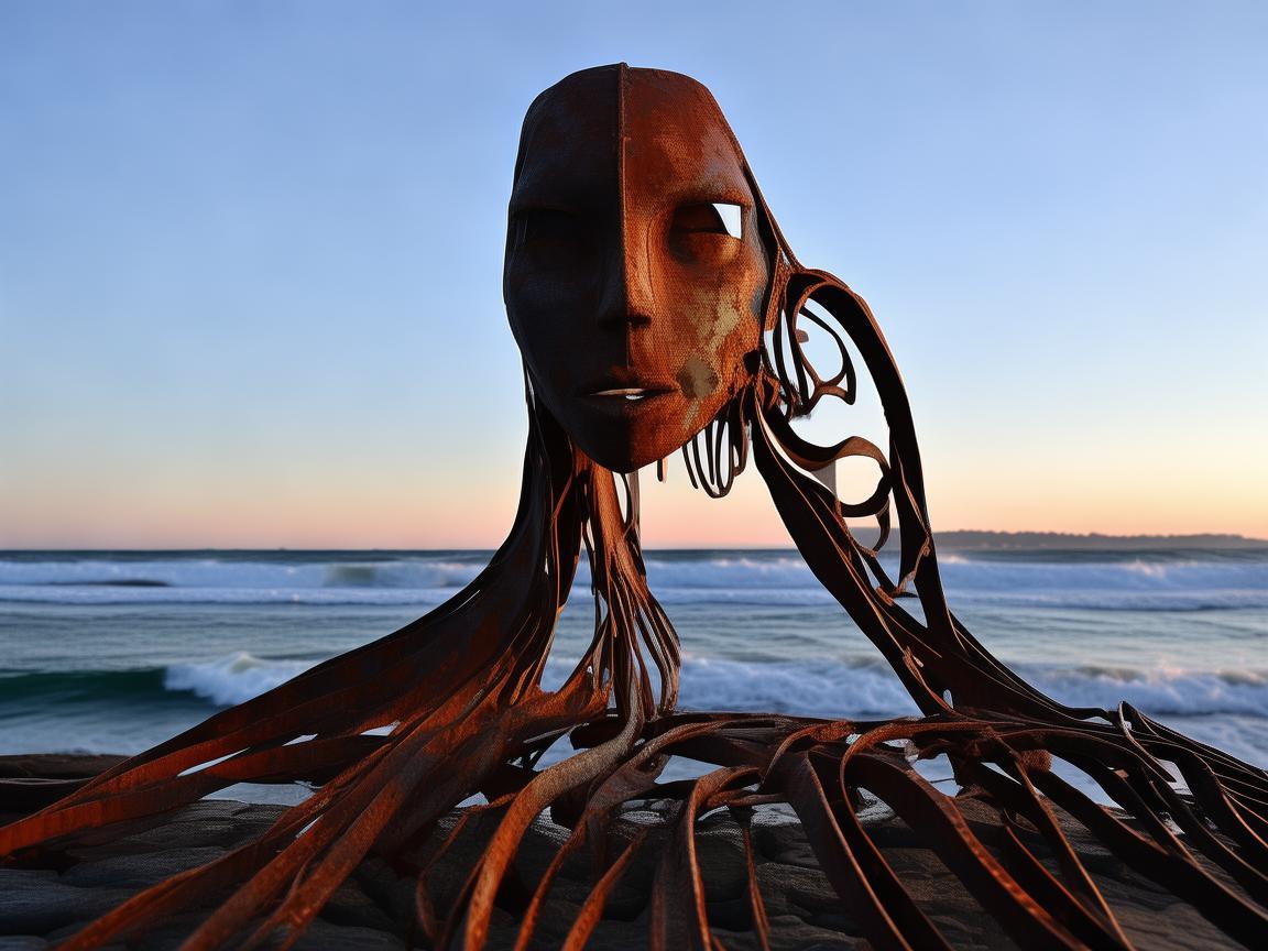 领海的守望者,金属艺术中的坚韧与温情 领海的守望者,金属艺术中的坚韧与温情