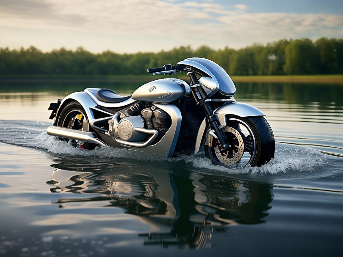 水陆双栖的自由，我的金属艺术与水陆两用摩托车的奇妙邂逅