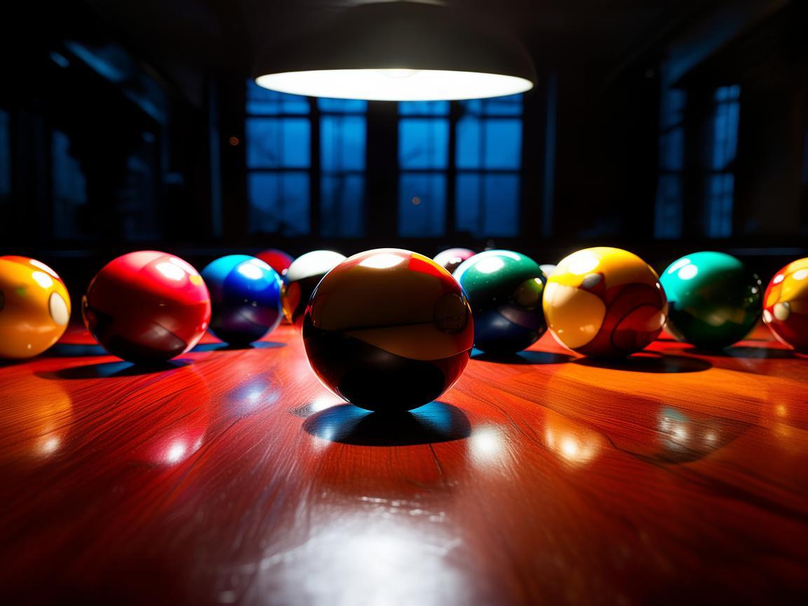 台球桌上的金属交响，生活与艺术的碰撞