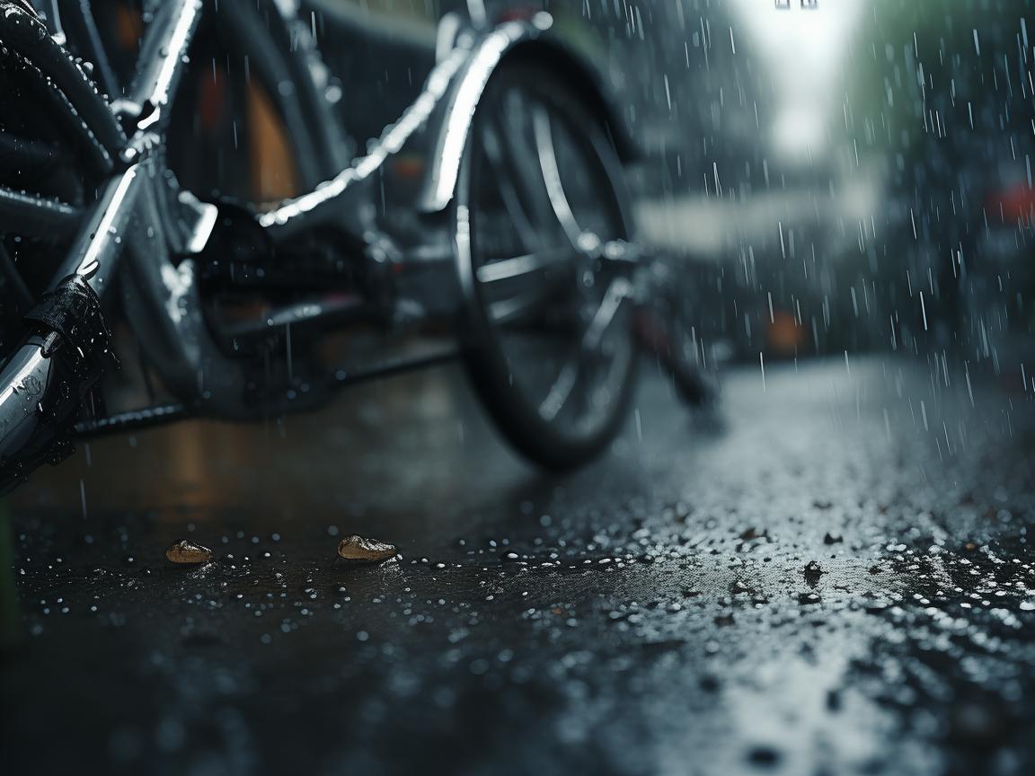 雨衣下的金属韵律，生活中的坚韧与柔情