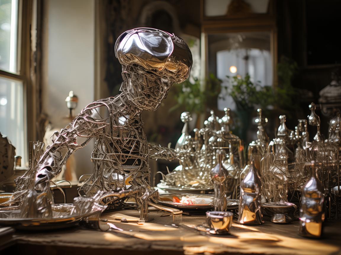 金属艺术与胃炎交织的生活乐章