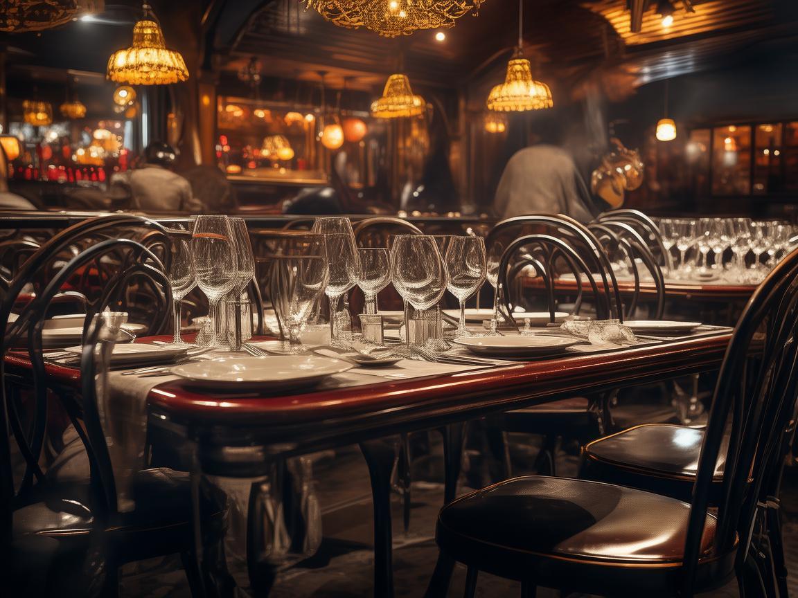 餐厅里的金属乐章 餐厅里的金属乐章