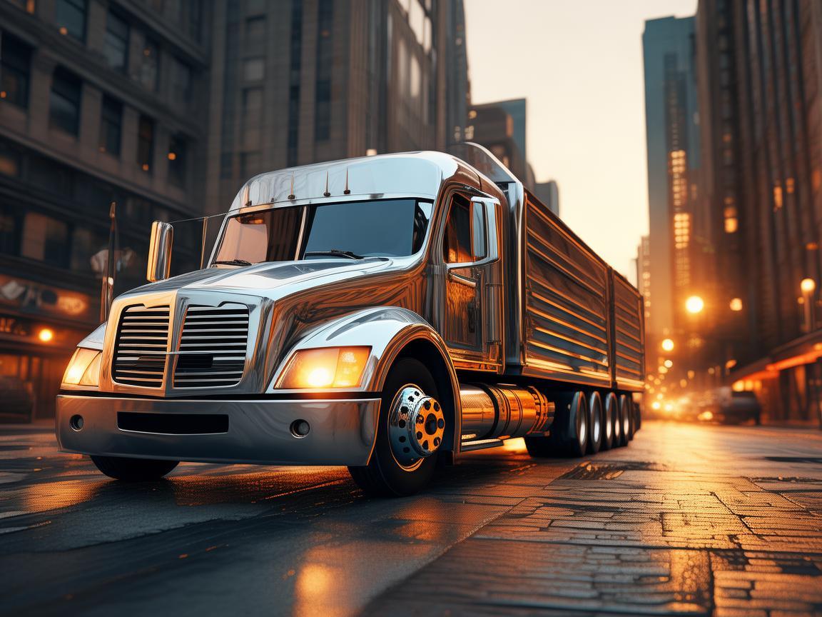 货车,城市流动的钢铁诗行