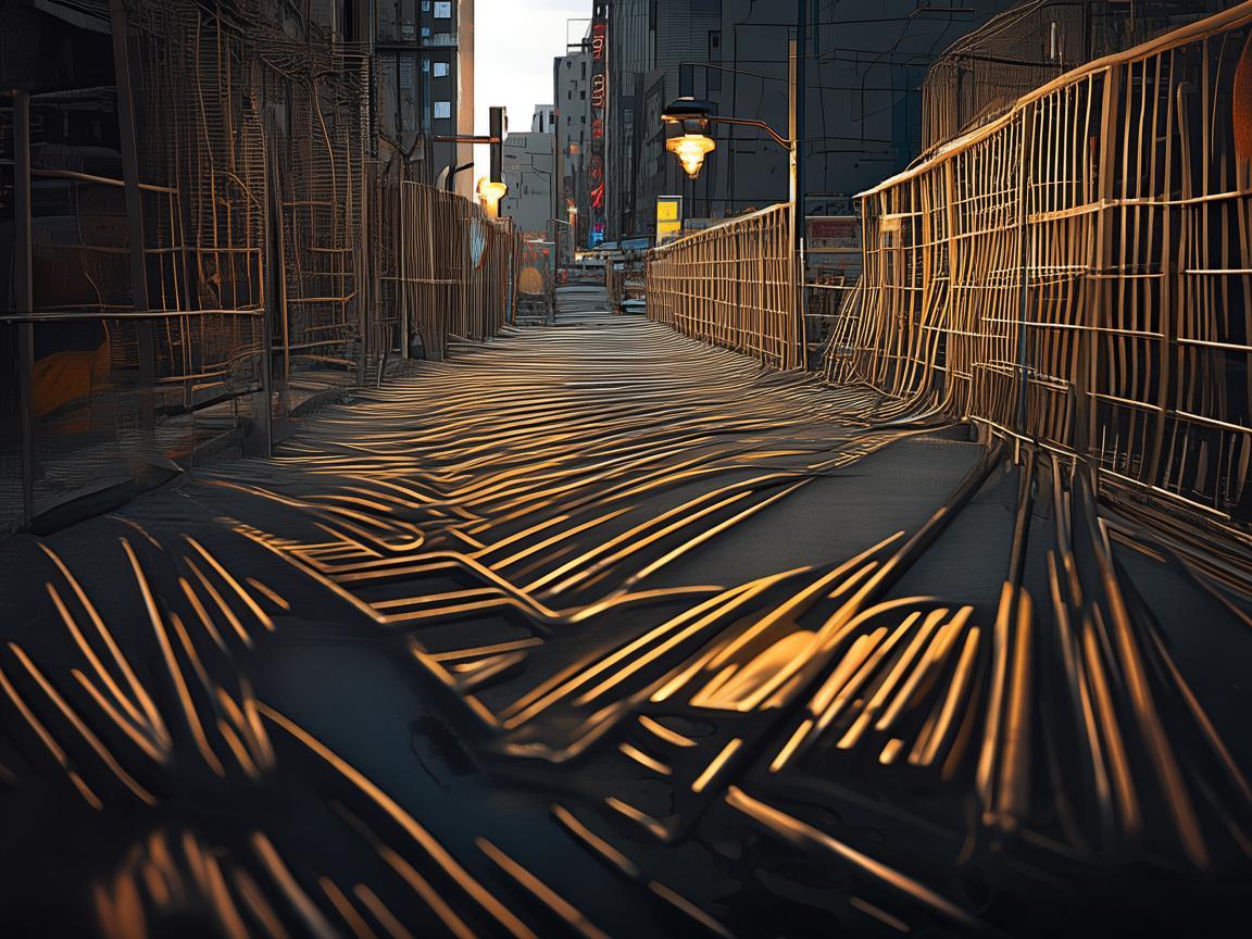 停车场,城市角落的金属乐章 停车场,城市角落的金属乐章