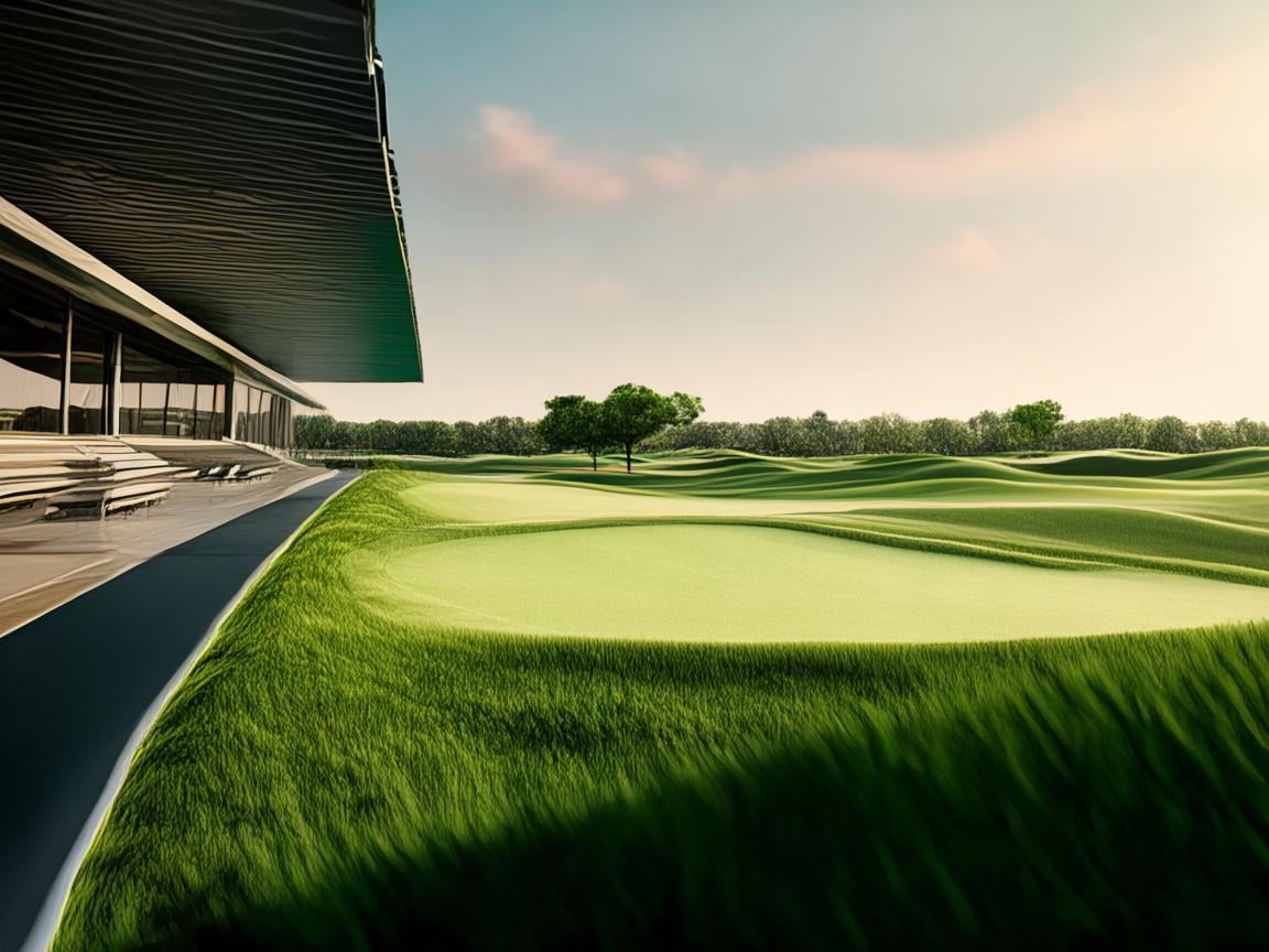 金属与绿茵,高尔夫球场会所的交响曲 金属与绿茵,高尔夫球场会所的交响曲