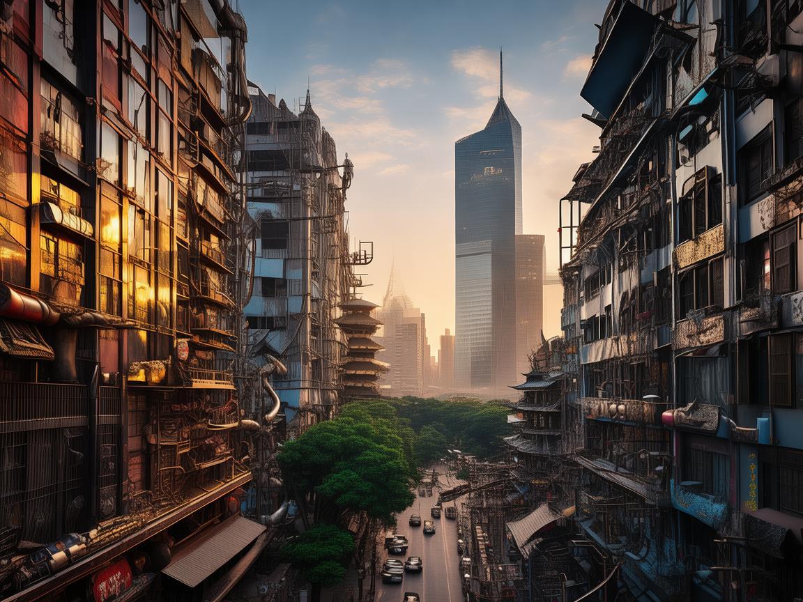 广州,金属雕琢下的城市印象 广州,金属雕琢下的城市印象