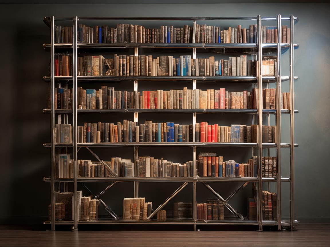 金属书架,坚固与灵感的交响